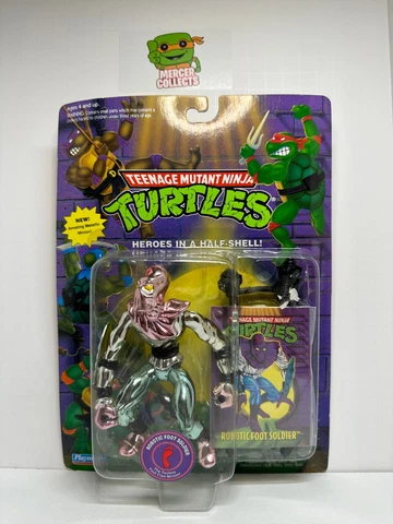 TMNT Ninja Turtles Robotic Foot Soldier 1994 Playmates Action Figure Cover