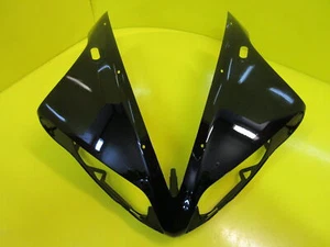 NEW OEM 04-06 YAMAHA YZF R1 YZFR1 RAVEN FRONT HEADLIGHT UPPER NOSE FAIRING COWL - Picture 1 of 12