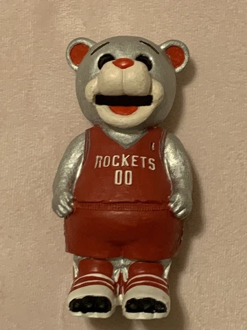 Houston Rockets Clutch the Bear Mascot Piggy Bank Cover