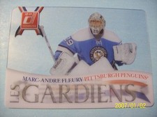 2010-11 Panini Donruss "Les Gardiens" # 5 Marc-Andre Fleury! 
