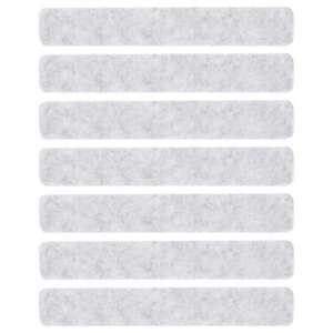 8 Pcs Felt Bulletin Board Office Strip Tiles Self Adhesive Wall with Pushpins - Picture 1 of 11