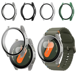 For Samsung Galaxy Watch 7 40mm/44mm Hard Case Tempered Glass Screen Protector - Picture 1 of 16