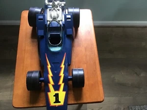 Vtg Topper Johnny Lightning Al Unser #1 Indy Race Car Carrying Case - Picture 1 of 5