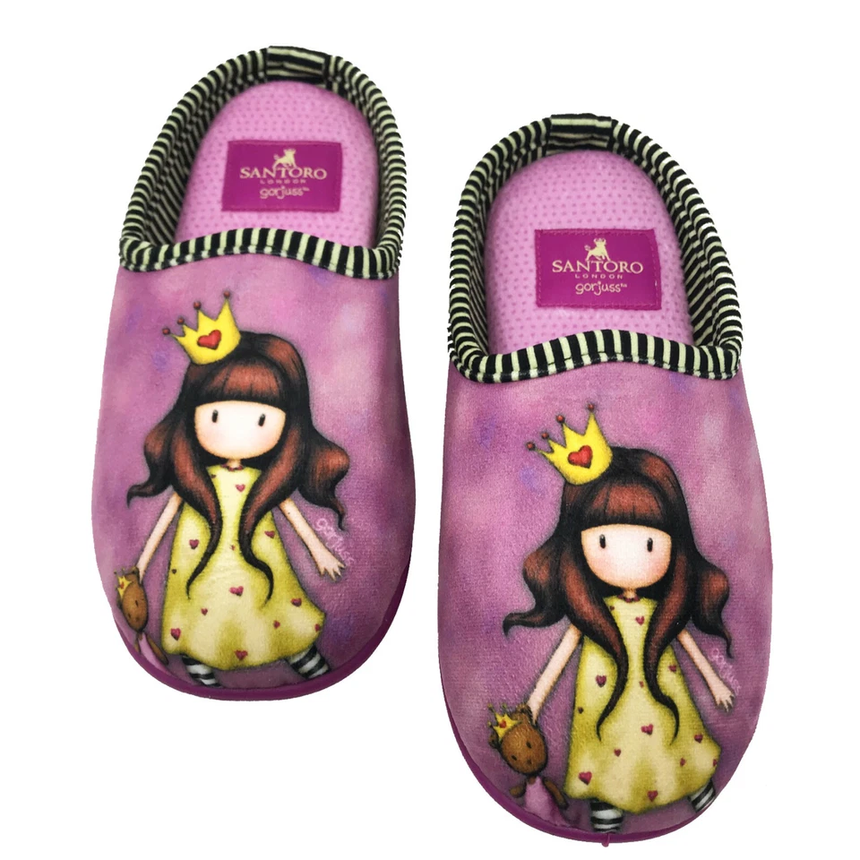 SANTORO GORJUSS PANTOFOLE,PANTOFOLE BAMBINA RAGAZZA,PANTOFOLE SANTORO,FUCSIA - Immagine 1 di 2