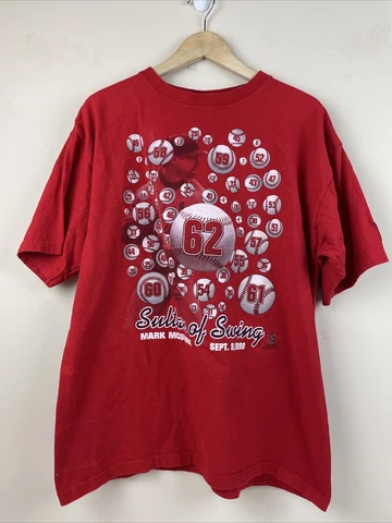 Vintage Starter Mark Mcguire Sultan of Swing Tee Size L MLB St Louis Cardinals Cover