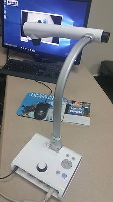 Conjunto de cámara de documentos y proyector Epson Elmo ELMO TT-02RX genuino impecable, una oferta Foto 1 de 4