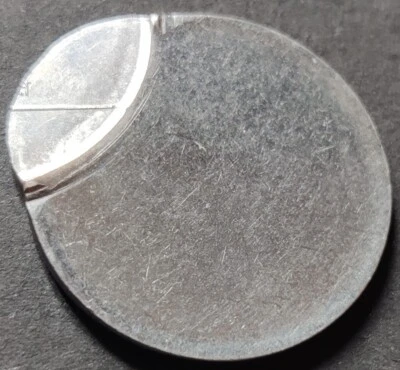 India Re 1, UNC Error, Year & Mint not visible with 'Huge OFF CENTER', FSS (A11) - Image 1 of 2