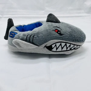 Skechers Unisex Kids Sport - Gray Shark Indoor Slipper 407001L Size 13-1 - Picture 1 of 7