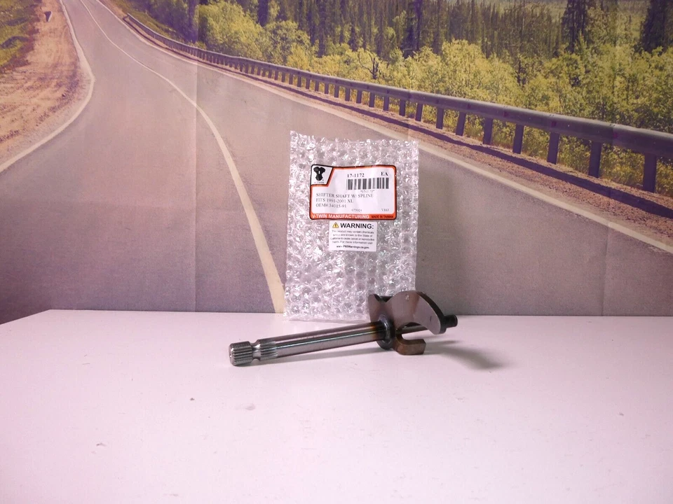 Harley Shifter Shaft XL Sportster 91-01 Transmission W/ Spline V-Twin 17-1172 H1 - Image 1 of 4