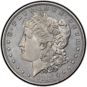 1885 PCGS PR65 Aluminum Morgan Dollar 🔴 Mintage 2 🔴 Only ALUMINUM $1 Made! ✅ ✅ - Picture 1 of 6