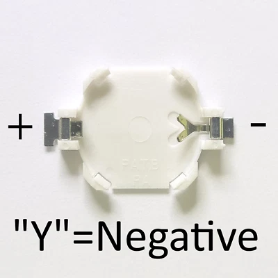 Game Boy CR2032 CR2025 to CR1616 Tab Battery Holder Replacement for SRAM Battery