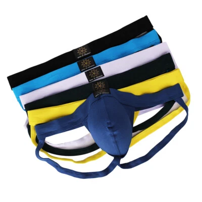 3Pack Gay Underwear Jockstrap Sexy Men's Thongs G String - Image 1 of 4