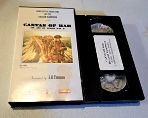 The Canvas of War VHS The Art of WWII R.H Thomson November Militaria Documentary - Picture 1 of 2