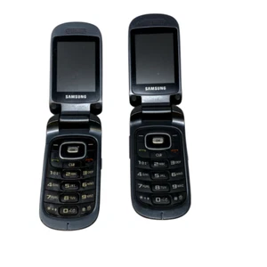2 Lot SCH-R270 Flip For Samsung Working Sold as Is CDMA R270 Vintage antique - Picture 1 of 10