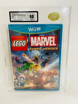 nintendo WII U Lego Marvel Super Heroes NTSC 2013 Graded MT 90 GOLD - Image 1 of 4