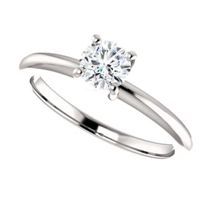 Solitärring 0,40 Karat D SI3 Idealschliff Diamant - Bild 1 von 3