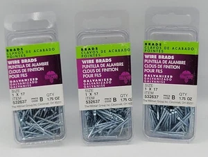 3er-Pack-Hillman DRAHTBRADS 1 × 17 VERZINKT 532637 NEU - Bild 1 von 4