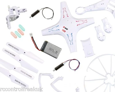 Syma X5C Quadcopter Blades, Battery, PCB, Charger, Frame, Motor -ALL Spare Parts - Image 1 of 2
