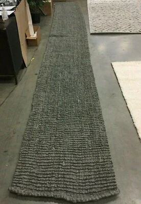 LIGHT GREY 2'-6" X 20' Loose Threads Rug, Reduced Price 1172635707 NF447G-220 - Image 1 of 4