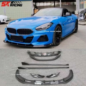 For BMW Z4 G29 19-22 Carbon Fiber Front Rear Bumper Lip Diffuser Side Skirt Kits - Imagen 1 de 23
