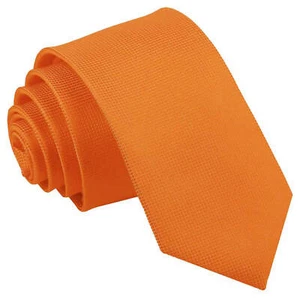 Corbata de boda formal tejida lisa lisa a cuadros lisos por DQT - Imagen 1 de 2
