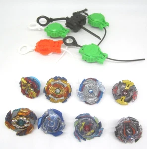 Beyblade Burst Hasbro Lot of 8 with 4 launchers, #6 lot - Picture 1 of 8
