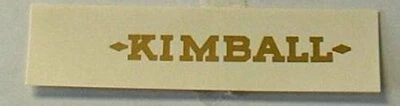 Kimball Piano Fallboard Decal - Image 1 of 3