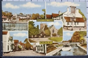 OLD POSTCARD WARGRAVE ST.GEORGE & DRAGON HOTEL HIGH ST WHITE HART ST MARYS - Picture 1 of 2