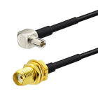 SMA Female Bulkhead Mount to TS9 Cable RG174 4" For WIFI 4G HUAWEI Router Mobile