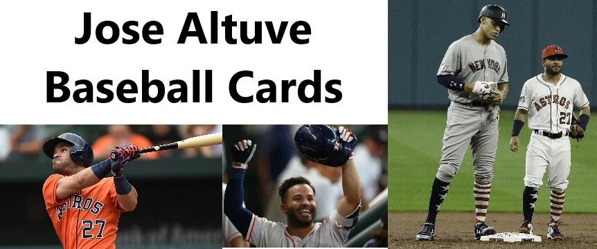 You Pick Your Cards -- Jose Altuve -- Houston Astros -- Baseball Card Selection - Image 1 of 1