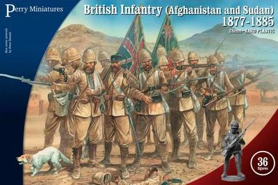 BRITISH INFANTRY AFGHANISTAN & SUDAN 1877-1885 - PERRY MINIATURES SENT 1ST CLASS