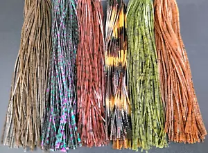 GUMMI SILIKON BEINE - Fliegenbindematerial - 6 FARBEN - Silibeine - NEU - Bild 1 von 25
