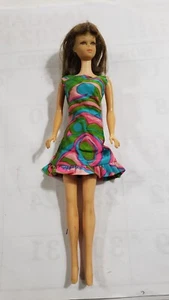Vintage Barbie Twist Turn Puppe 1966 JAPAN mit #1822 ""SWIRLY CUE"" KLEID 1968 - Bild 1 von 18