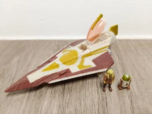 Star Wars Micro Galaxy Squadron Kit Fisto's Jedi Starfighter Chase 5000 Complete - Picture 1 of 7