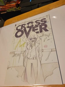 Crossover #1 Peach Momoko Black & White SKETCH Variant 2020 LTD 500 Image Comics - Picture 1 of 12