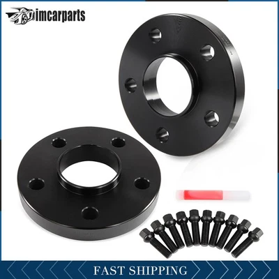 (2) Espaciadores de rueda centrados en el cubo de 20 mm 5x112 14x1,5 66,6 mm para Mercedes-Benz Clase C Foto 1 de 4