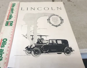Anuncio de ventas de Lincoln Estados Unidos 1925 - Imagen 1 de 1