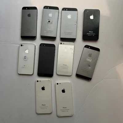 Lote de 10 telefones Apple iPhone 5/6 para peças/reparo não funcionando - Imagem 1 de 2