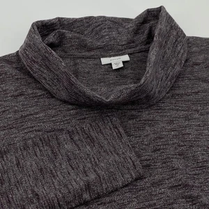 Pure Jill Petite XS Purple Heathered Cowl Neck Long Sleeve Pocket Dress Boho - Picture 1 of 7