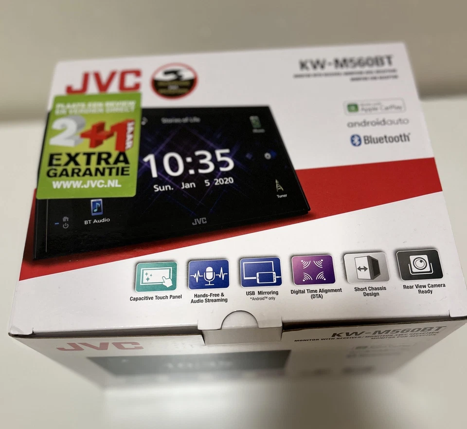 JVC KW-M560BT 2-DIN Autoradio CarPlay & Android Auto Bluetooth 6,8" Touchscreen - Bild 1 von 3