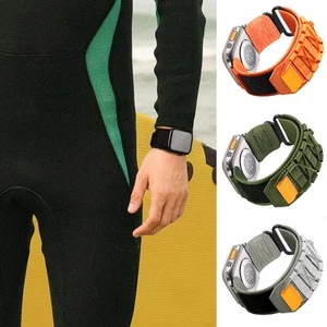 Bracelet Nylon Sport Compatible Apple Watch Ultra 9 8 7 6 5 4 3 2 1 SE 49mm 45mm - Zdjęcie 1 z 25