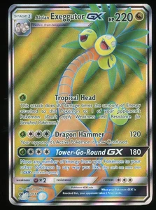 Pokemon Alolan Exeggutor GX Full Art Ultra Rare Holo 107/111 Crimson Invasion NM - Picture 1 of 2