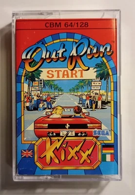 OUT RUN - KIXX version - Commodore 64 C64 C128 - ALL ROUTES TESTED See photos - Image 1 of 4