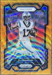 Panini Prizm DJ Chark Jr. Orange Wave #22/60 Carolina Panthers #41 2023 - Imagen 1 de 2