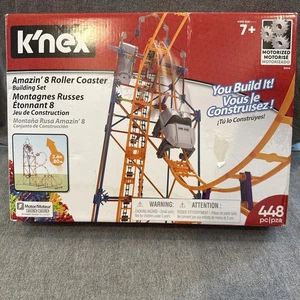 KNEX 80216 Amazin 8 Coaster Building Set, Motorized Set Missing 1 Connect piece - Picture 1 of 6