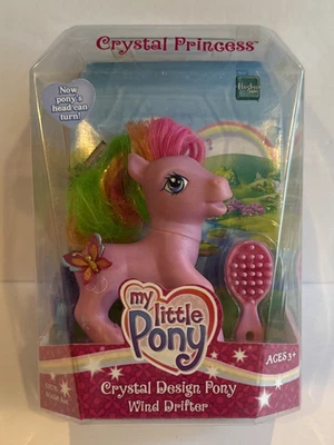 NEW My Little Pony Crystal Princess Design WIND DRIFTER  Pink Rainbow Butterfly - Image 1 of 4