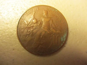France 1914 10 Centimes Xf+++ - Picture 1 of 2