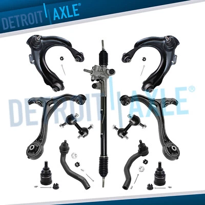 Barra estabilizadora de varilla de amarre brazo de control inferior superior delantero piñón de rack para 2004-08 Acura TSX Foto 1 de 4