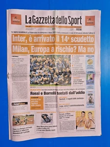 GAZETTA DELLO SPORT 27 JULY 2006 INTER VINCE 14° SCUDETTO FOOTBALLI JUVENTUS - Picture 1 of 1