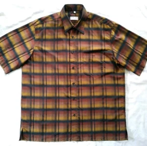 Georg Roth of Germany pre-owned size XL (43/44) short sleeve gold/rust/black - Picture 1 of 4